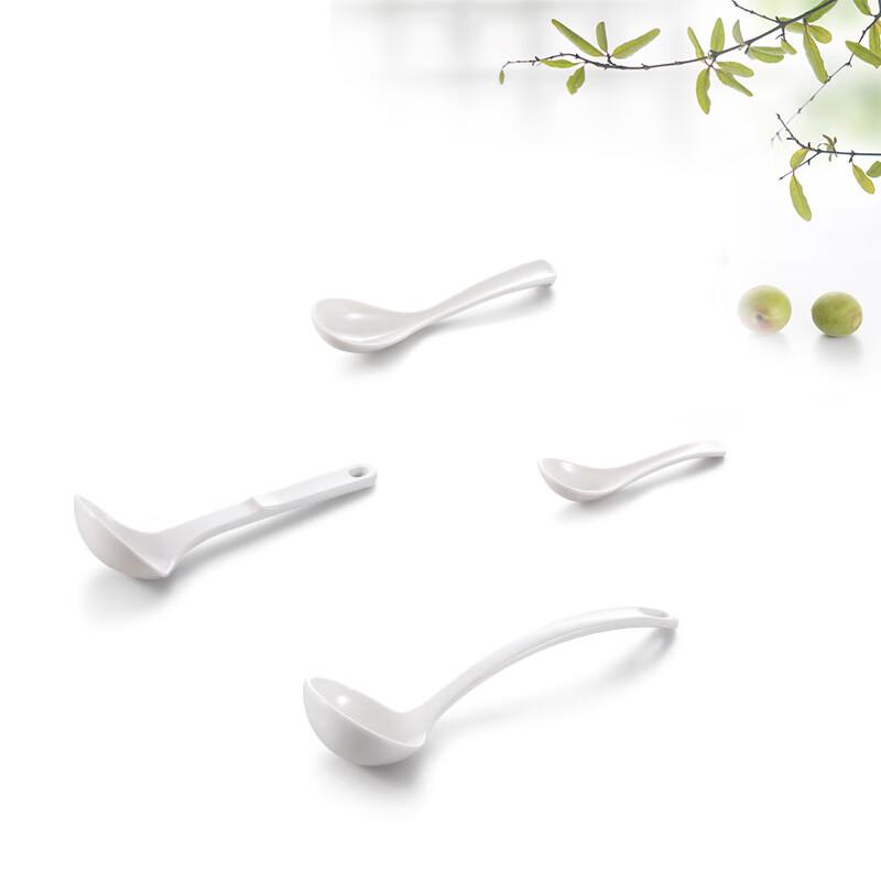 Huabeisen Melamine White Spoon
