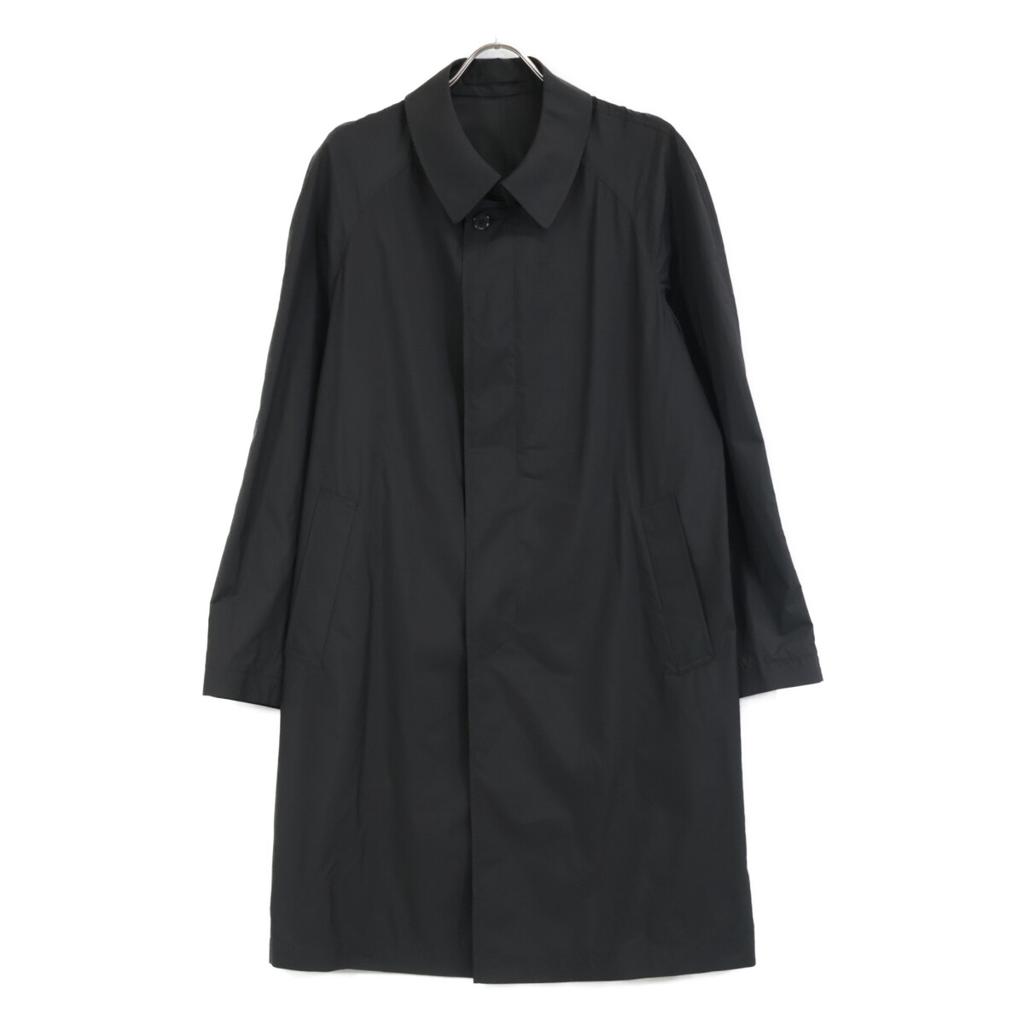 Brooks Brothers 100174602 OLMETEX Fabric Black Packable Balcony Coat Coat M blackUsed