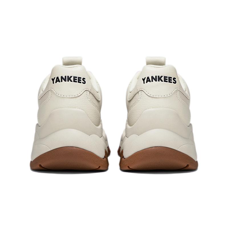 MLB Basic Yankees Beige White Navy Sneakers 3ASHBNA3N-50CRS