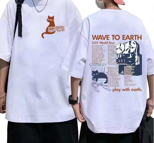 Wave To Earth Cat 0.03 2024 World Tour Album Print T Shirts