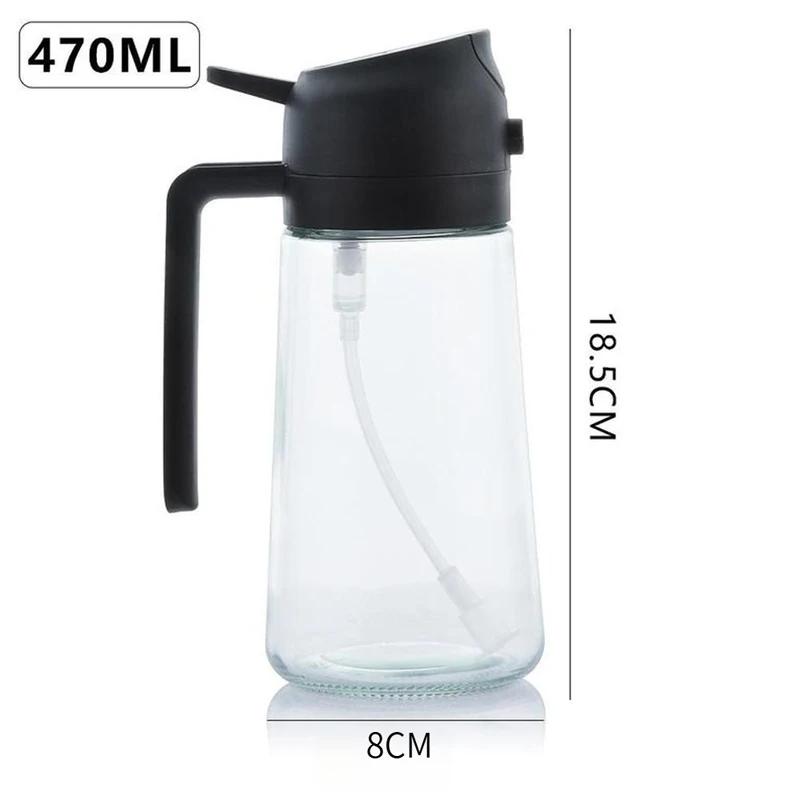 Oil Dispenser 2in1 Olive Sprayer For Cooking Oils Dispenser Accessories Home Air Fryer Outdoor Picnic Gadgets