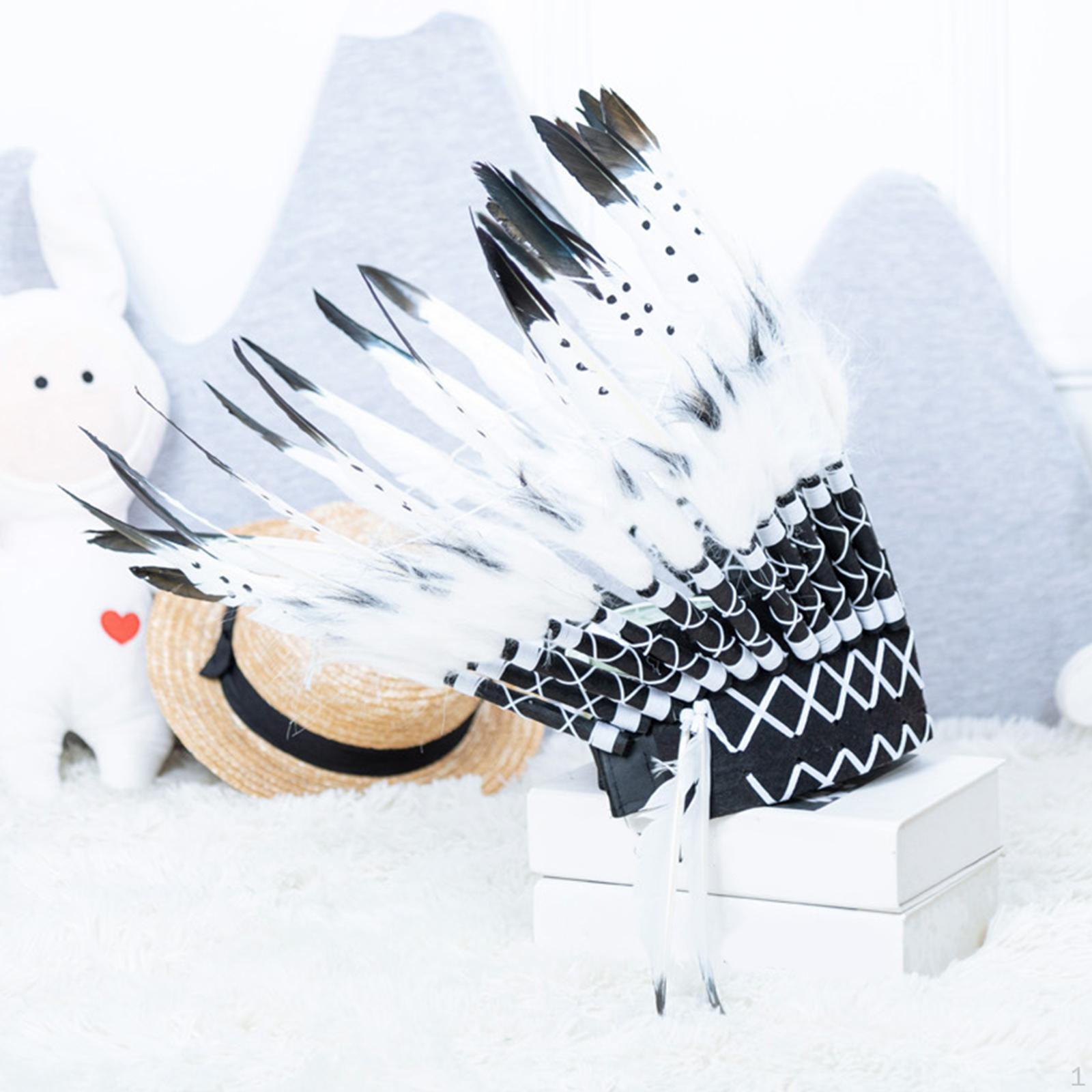 

Chief Feathered Headdress for Celebrations чорний