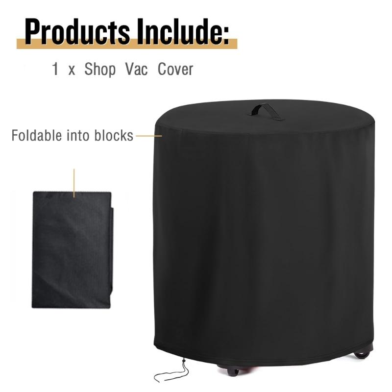 Protectores de Almacenamiento Universales Convenientes para Aspiradoras Húmedo Seco Materiales de Poliéster Resistentes Cubierta Antipolvo Organización