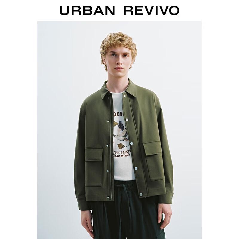 

UR 2025 Men s Casual Simple Pocket Loose Jacket XS