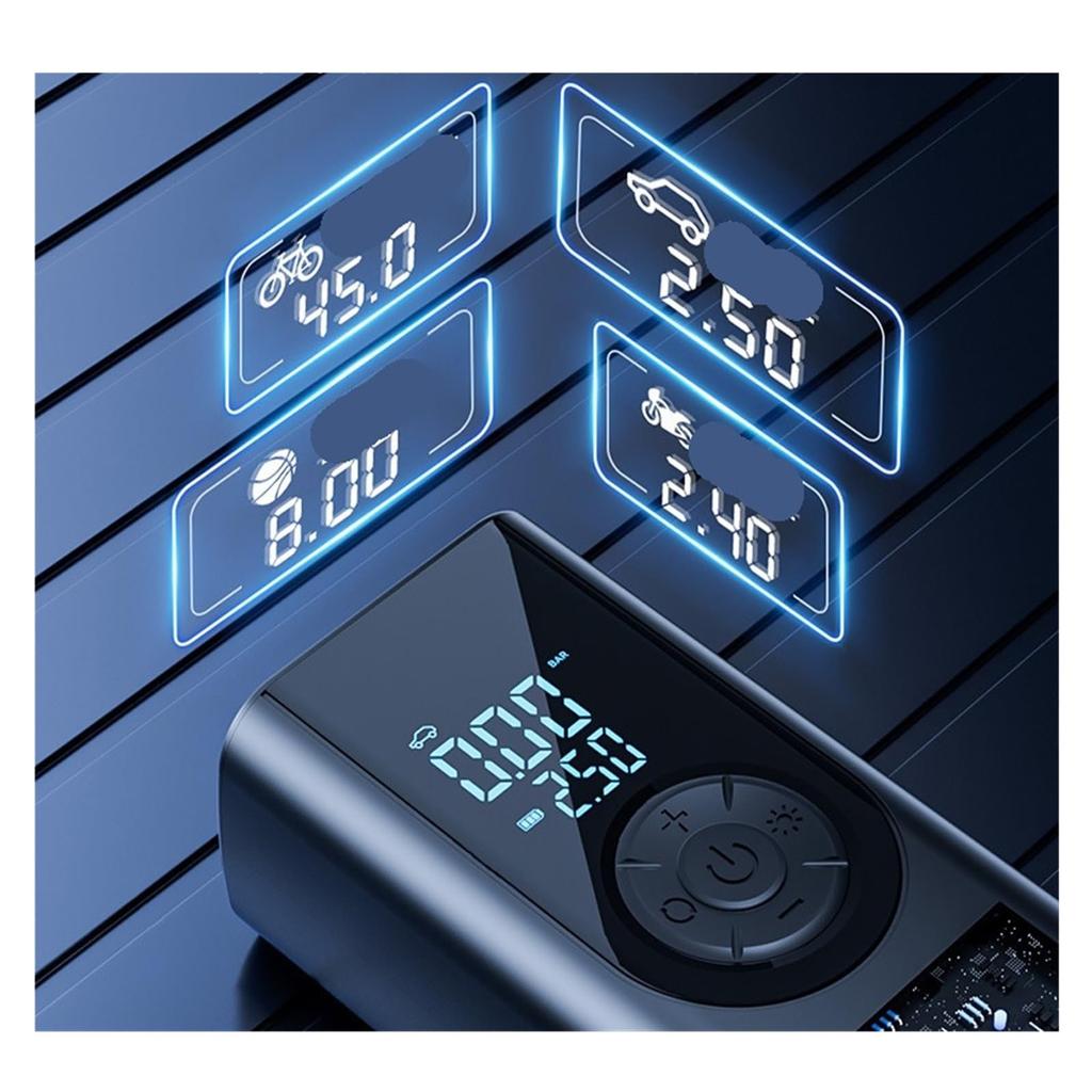 , Portable Car Compressor Multi Function Tire Inflator for Vehicle and Home Use,Electric