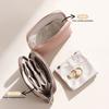 Anti-lost Design PU Leather Jewelry Storage Bag Elegant Women's Lipstick Pouch  Ring Pendant