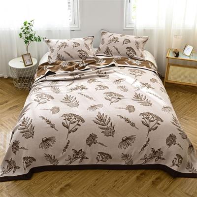 Capa de sofá de gaze de algodão 230x250cm Nordic Four Seasons Universal Toalha Xadrez para piquenique Cobertor Colcha na cama Verão Resfriamento