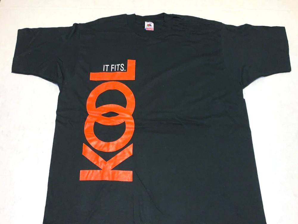 Rare! Vintage 1990s Kool It Fits Cigarettes Black T-Shirt New! XL Single Stitch Unisex T-Shirt XXL