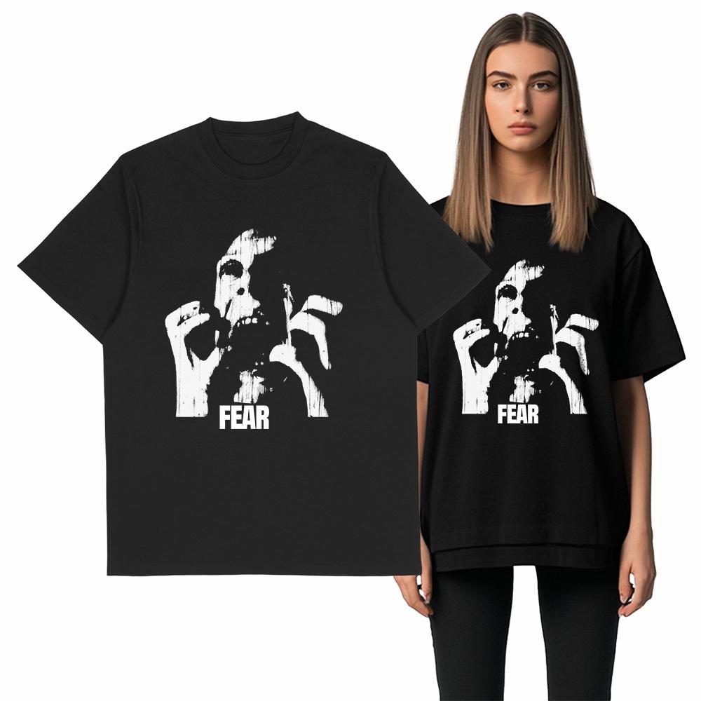 Coolmind U0059 Fear Emotion Exclusive Graphic Men Tshirt Big Size 100% Cotton Men T Shirt Cool Tee Shirts Tops
