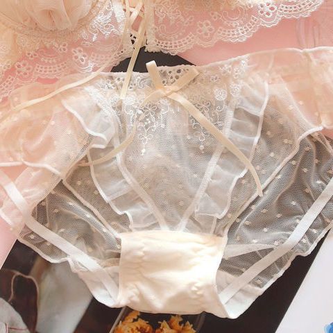 Fairy Underwear Japanese Lace-up Small Breasts Gather Sweet and Cute Loli Girl Bra