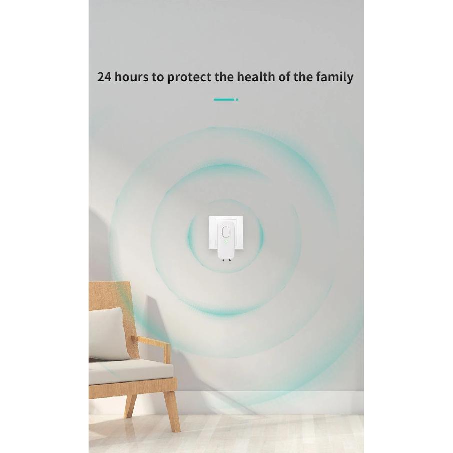 Mini Anion Purifier, Plug-in Air Purifier with Negative Ion Generator Odor Remove for Home, Toilte, Bedrooms, Bathrooms and Pet