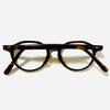 Used JINS Glasses Tortoiseshell Pattern Boston Type Blue Light No Prescription