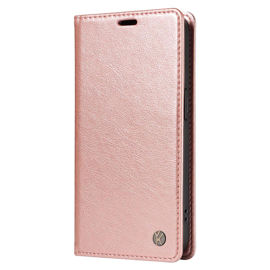 YIKATU YK-006 For Honor 200 Lite Wallet Case Litchi Texture Leather Magnetic Absorption Phone Cover