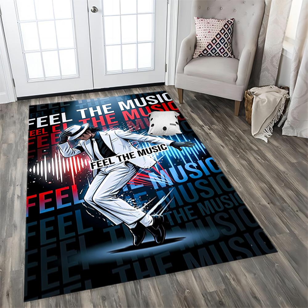 Michael Jackson Immortal Live rug for living rooms, bedrooms, home décor, and as gifts.