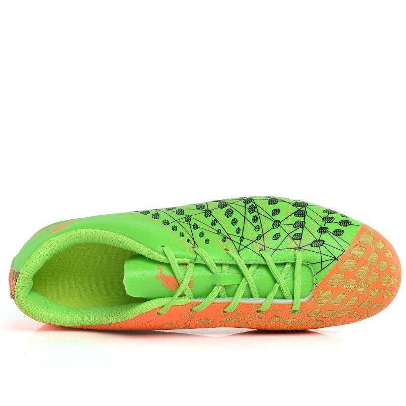 Neue Mode Grüner Druck Fg Herren Fußballschuhe Lange Stollen Fußballschuhe Für Herren Komfort Fußball Trainingsschuhe Zapatos De Futbol