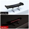 Mini Solar Car Rear Spoiler Tail Light Universal 12V LED Flashing Warning Waterproof Wing with Smart Sensor Modified Accessories