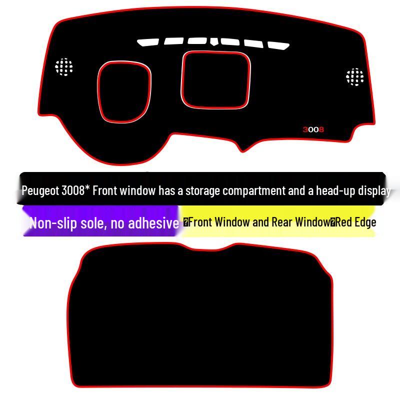 Peugeot 3008 (2013-2019) Center Console Sunshade Pad: Light-Blocking Instrument Panel Cover