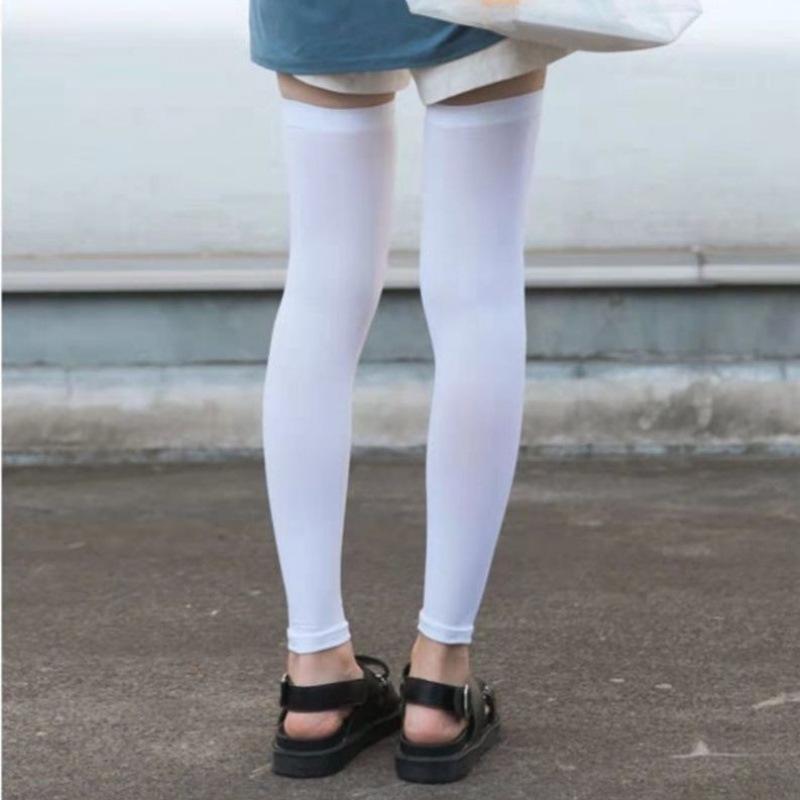 

Women s Summer Thin Velvet Over-the-Knee High Socks with Sun Protection Calf Leg Sleeve
