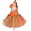 Tiger Tutu Dress Animals Cosplay Costume Headband Tutu Skirt Tail Bow Set Accessories Kids Children Girl Party Dress Up