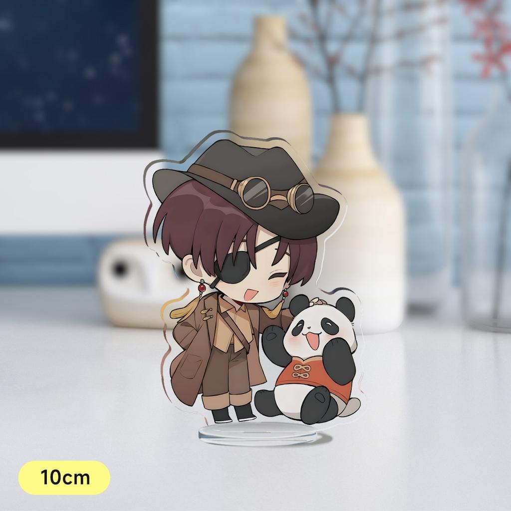 Anime Wind Breaker 10cm Acrylic Stand Sakura Haruka Yukai Akihiko Su Fang Q Version Mini Figure Model Plate Gift