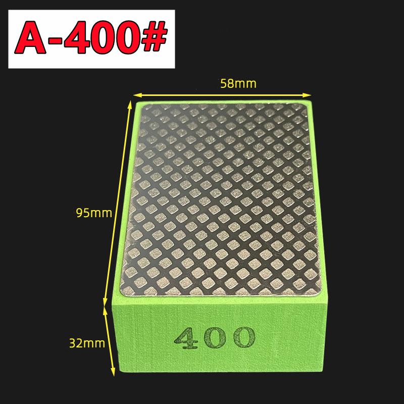 60/100/200/400# Diamond Hand Polishing Pads Tile Glass Abrasive Grinding Block Pad Stone Marble Ceramic Abrasive Sanding Disc