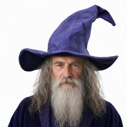 Halloween Gray Wizard Wig Beard Clothes Set Hobbit Gandalf Clothes Hat
