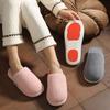 2025 new cotton slippers winter couple indoor floor home home home non-slip warm fluffy slippers