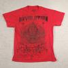 MMA Elite Shirt Mens Medium Red Revolution Live Free Double-Sided Burnout Fight