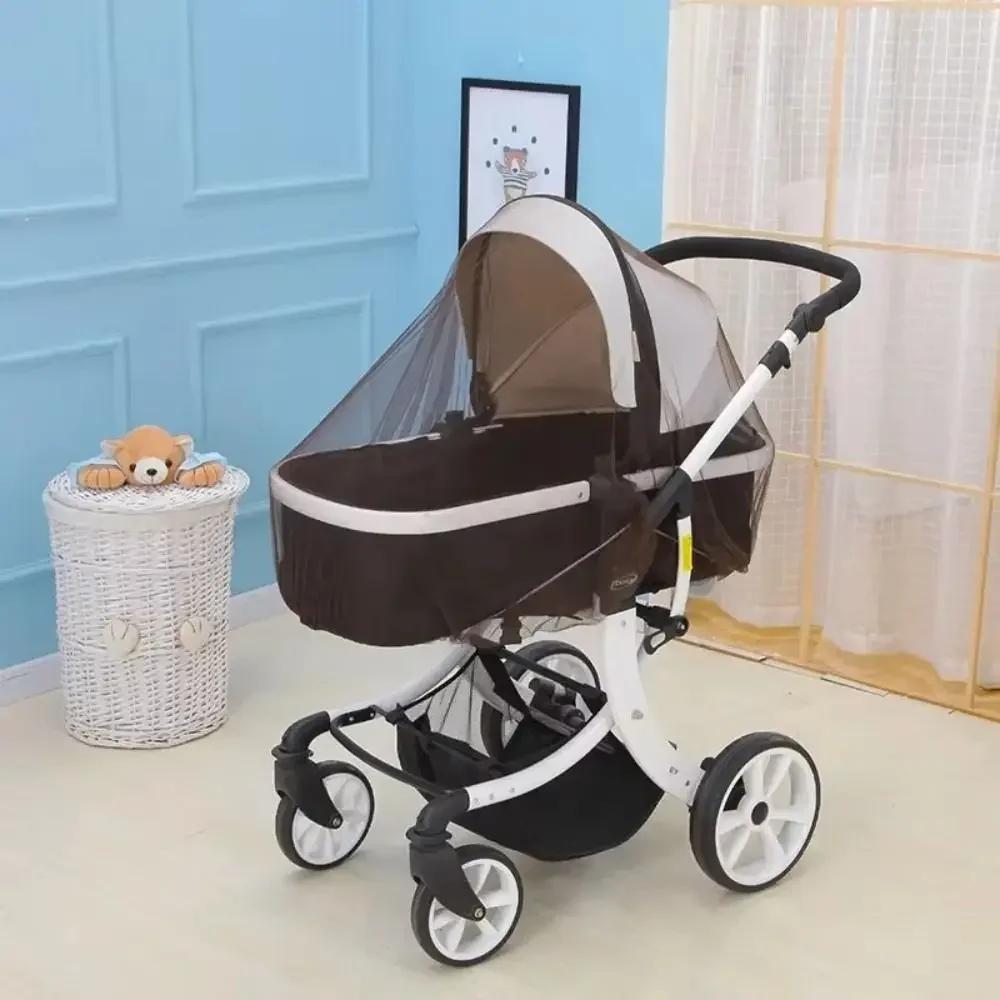 New Breathable Pushchair Mosquito Net Folding Lightweight Infant Protection Mesh Insect Shield Net Mesh Outdoor
