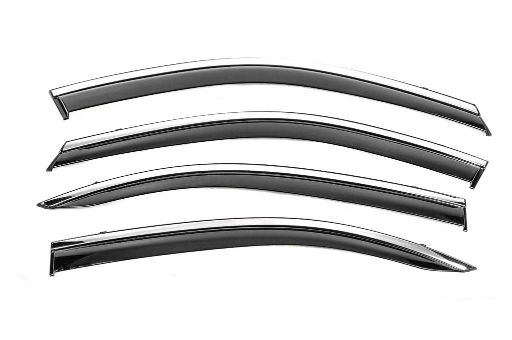 

Wind deflectors with chrome Niken Luxury (SD, 4 pcs) for Skoda Octavia IV A8 2020- pp