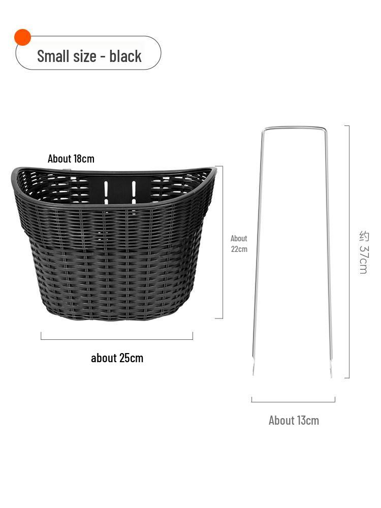 Universal Blue Front Bicycle Basket for Permanent Storage