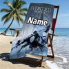 Custom Name Personalized Final Fantasy Print Beach Towel, for Trip Camping Beach Party Home Decor, Birthday Gift for Family & Friends