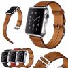 Apple Watch 8 Leather Strap For Single Loop Crosshatch Genuine Leather Band For 38mm And 42mm