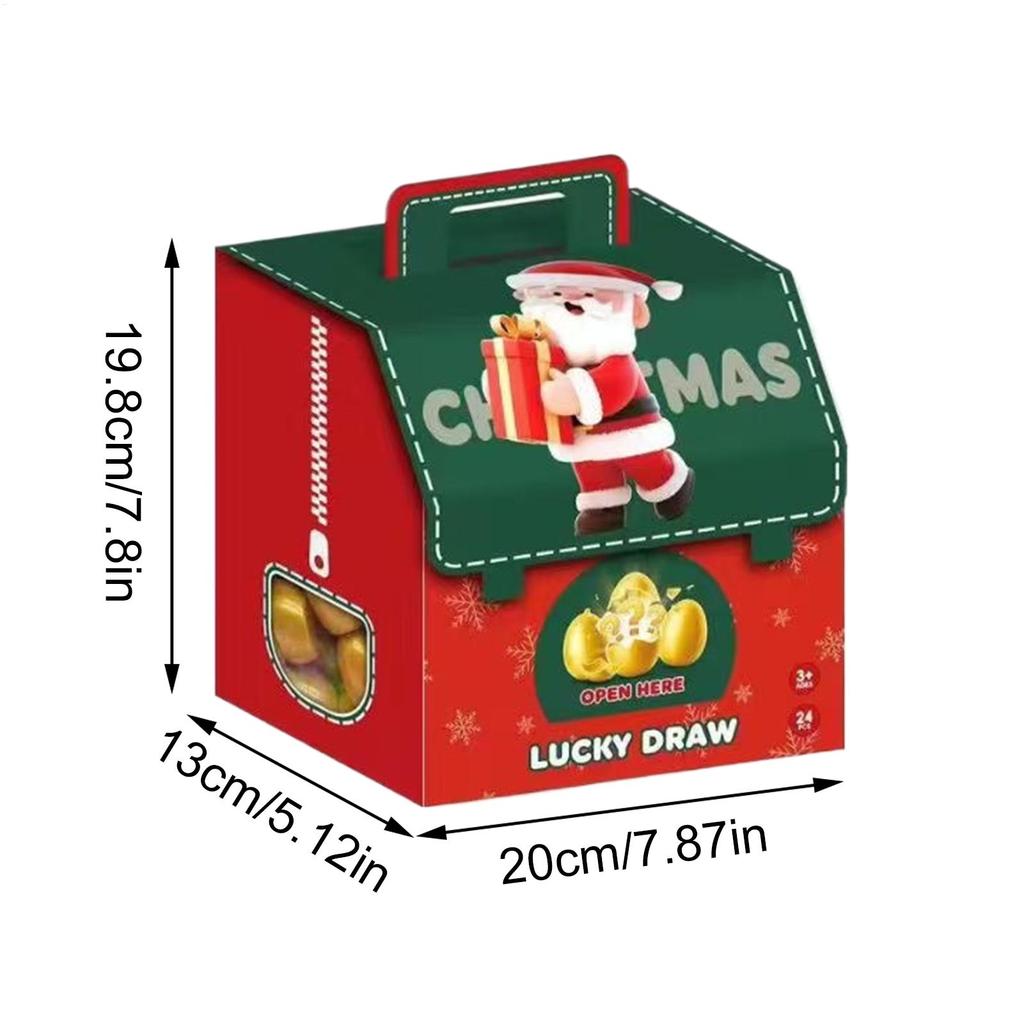 Christmas Golden Eggs Calendars 24 Day Reusable Toy Advent Countdown Calendar For Kids Teens Adults Boys Girls Women Men Family