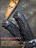 Dcenrun Super Premium 93 Layer Damascus Knife Sheath Knife Tsuchime Kurokato Knife Outdoor Camping Fishing [Grim Reaper/Shinigami II]