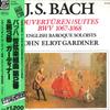 LP Record JOHN ELIOT GARDINERCOND.ENGLISH   J.s.bachOuverturensuites Bwv1067 12E1002 ERATO 1987 Japan Obi Classical Used