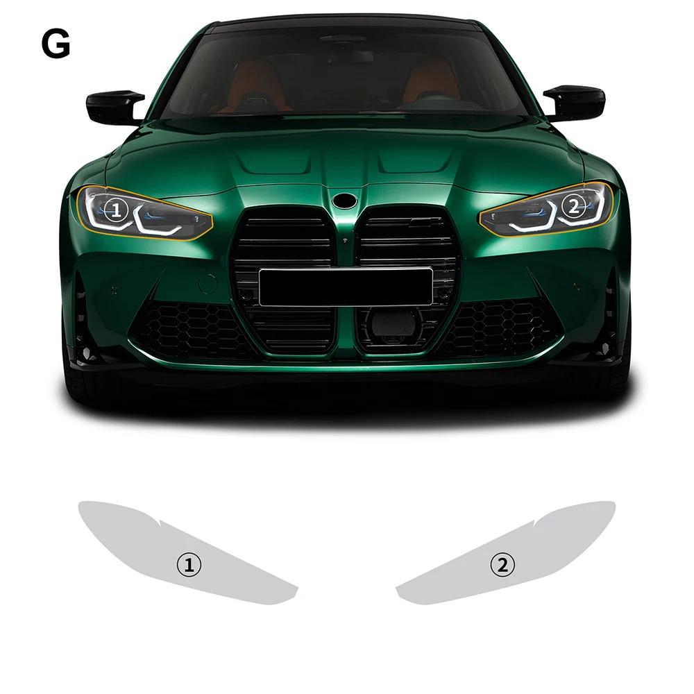 Paint Protection Film for BMW M3 G80 2021-2023 TPU Anti-Scratch Pre-Cut Headlight & Mirror PPF