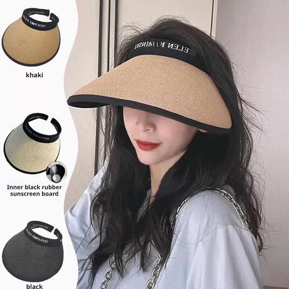 Summer Straw Hat For Women Foldable Wide Large Brim Hat Beach Bowknot UV Hat Chapeau Sun Travel H1D1