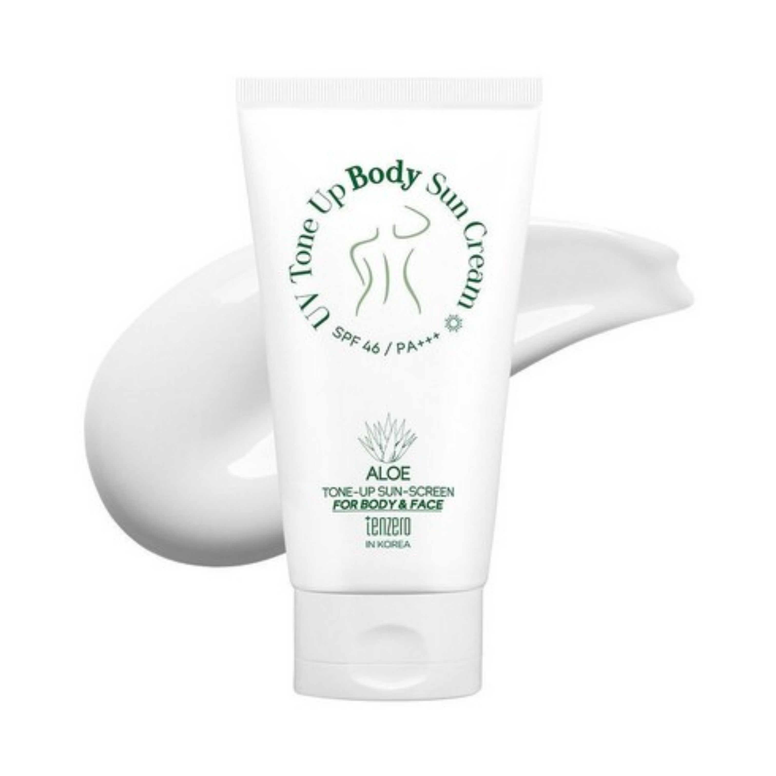 TENZERO Aloe UV Tone Up Body Sun Cream SPF46+ PA+++ 150g