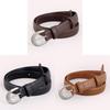 Simple Genuine Leather Belt For Women With Alloy Buckle And Casual Style