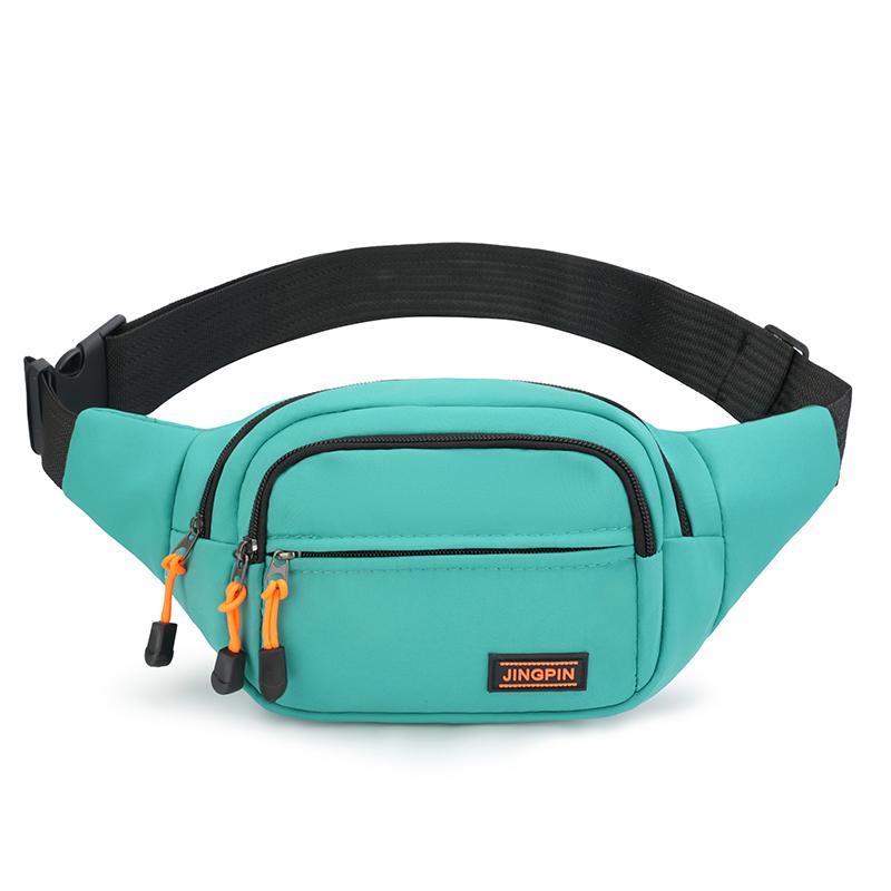 Nylon Men Chest Bag Large Capacity Adjustable Strap Outdoor Waist Bag Japanese Style Multi Functional Sports Walking Bag Riding