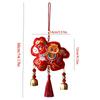 The God of Fortune Horse Pendant Embroidered Red Year of The Horse Hanging Decoration Chinese Style 2026 Year of The Horse