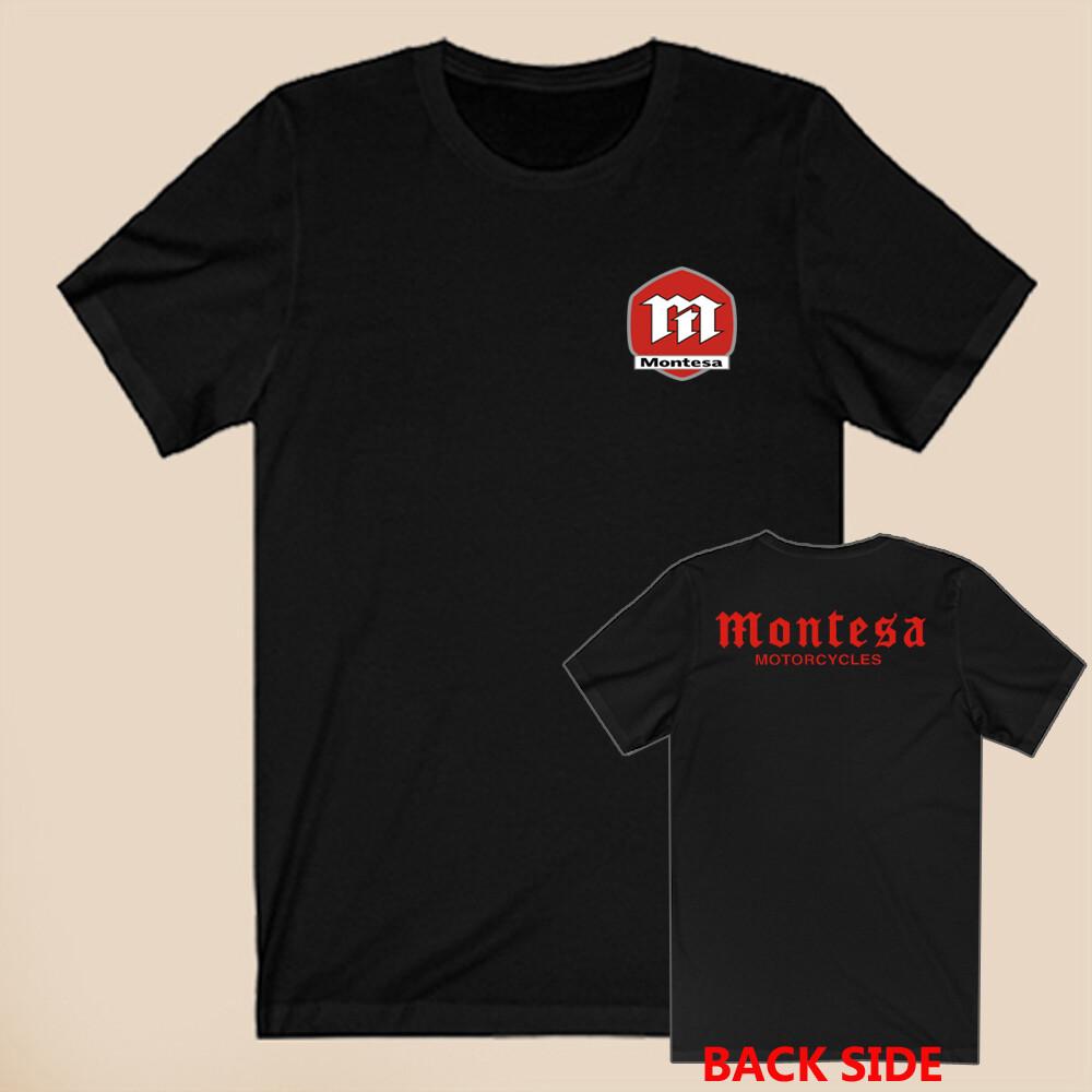 Montesa Motorcycles Men s Black Size S-5XL 2 sided Unisex T-Shirt XXL
