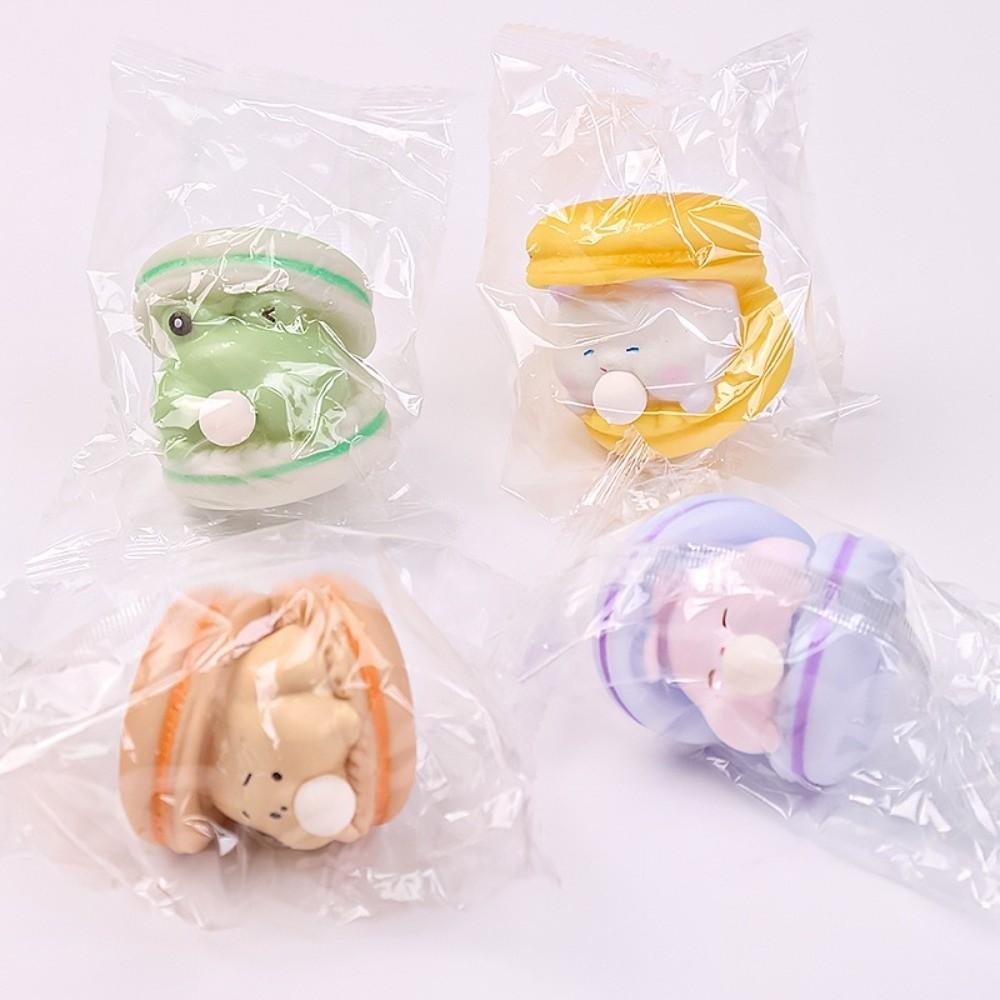 Anti-Stress Squeeze Toy Animal Spit Bubble Burger Desktop Decorative Ornaments  Children