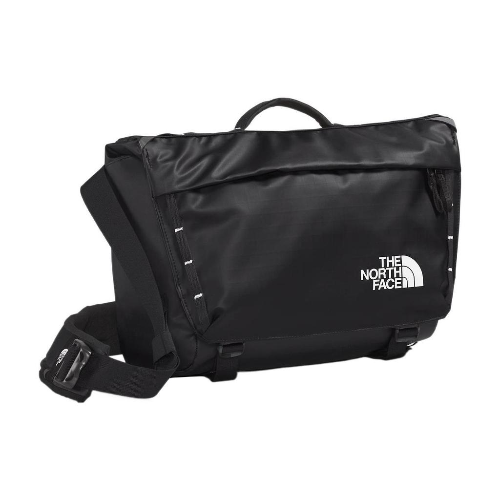 The North Face 13L Letter Logo Messenger Bag Crossbody Shoulder Outdoor Bag Unisex bags Black NF0A81DPKY4