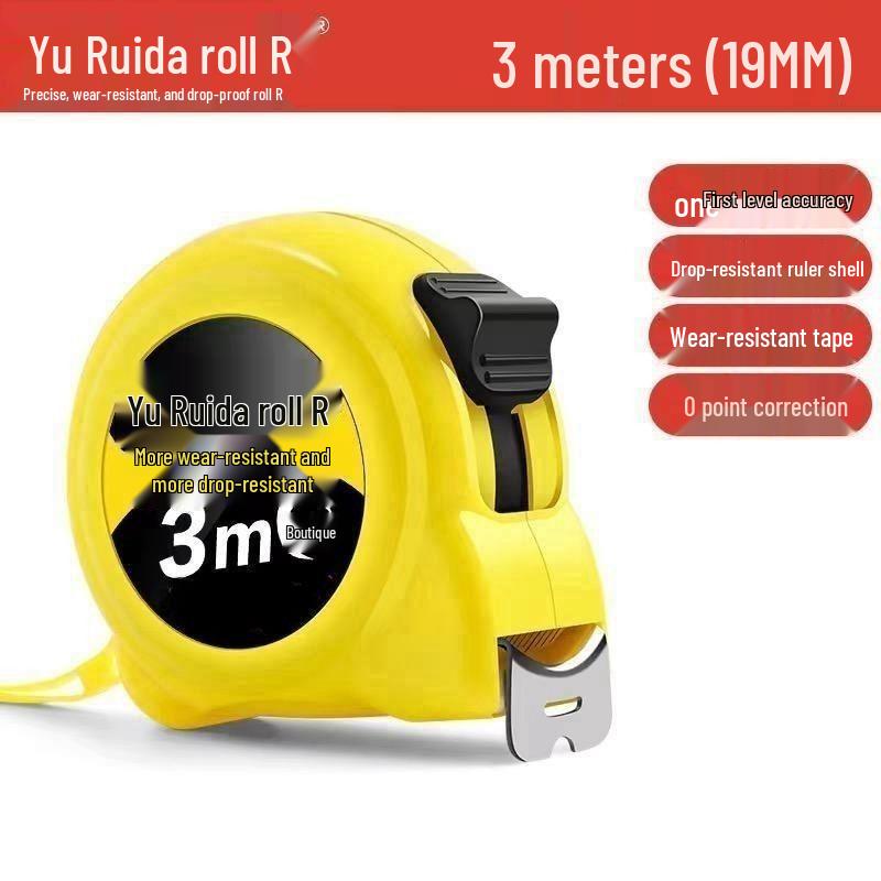 Durable Rustproof Waterproof Thickened Tape Measure & Ruler - Widened, Wear-resistant, 10m