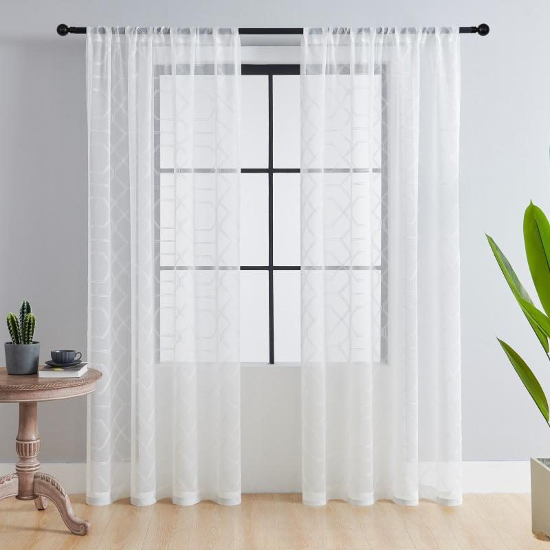 

Текстильная вышивка Экран на окно Спальня Гостиная Кабинет Теплая Литературная Вышивка Полевые цветы, Шторы 132cmx274cm(314g）