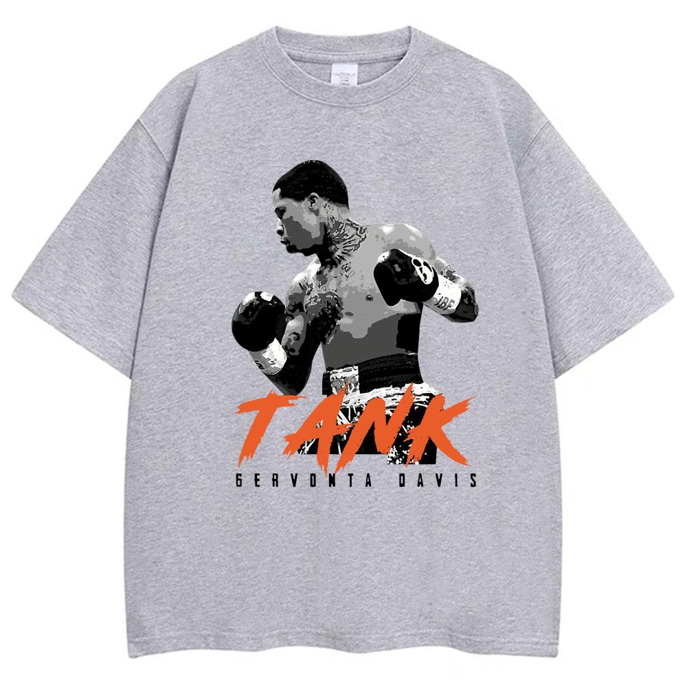 Tank Gervonta Davis Graphic T Shirts Vintage Cool Classic Summer T Shirt Oversized Cotton Men Women Boxing T-shirt