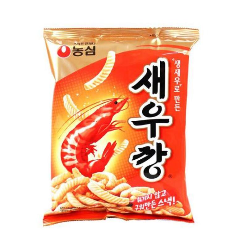 Nongshim Shrimp Crackers – Original 90g / Wasabi 70g – Korean Snack