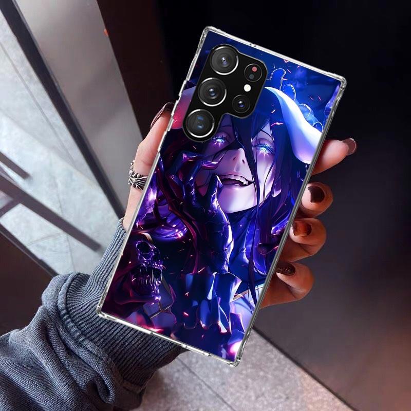 

Albedo Overlord Anime Phone Case For Samsung Galaxy S23 S24 S25 Edge S26 Ultra S22 + S21 Plus S20 FE Cover Silicone Print Shell Samsung S21 FE